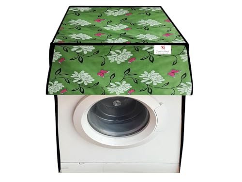 Image of Front Load Fully Automatic Washing Machine Cover for 8.5kg to 10kg | Waterproof & Dustproof Polyester Cover with Zip Closure | Suitable with Samsung, IFB, LG, Bosch & More (67 x 67 x 87 cm)