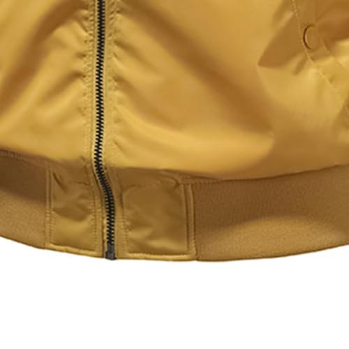 Men's Bomber Jackets Winter Pilot Windproof Warm Padded Outwear Men Full Zip Casual Lightweight Baseball Coats4