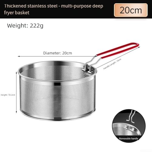 Miniatura 5 de Cesta De Pasta Compatible Con Olla Con Malla De Acero Inoxidable, Para Hervir Y Vaporizar Fideos Y Verduras, Apta Para Lavavajillas Y Fácil De Limpiar 05