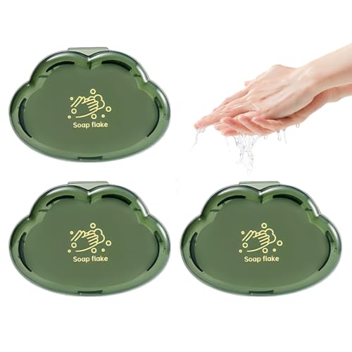 LEPZUR 3 Pcs 150 Fogli Di Sapone Da Viaggio Sapone Portatile In Foglietti Sapone In Fogli Da Viaggio Per Lavaggio A Mano Escursionismo Sapone In Fogli Sapone Molle