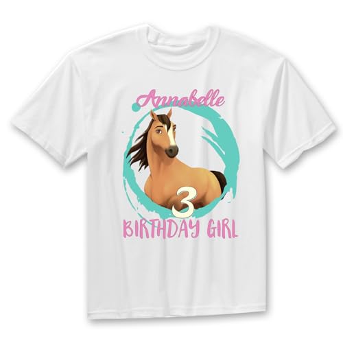 Pony Birthday Outfit, Cowgirl Farm Tee, Horse Lover Gift for Kids Party, Horse Theme Birthday Shirt Multiple Colors3