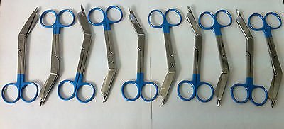 10 Bandage Scissor Blue Color Handle Paramedic EMS Nurses Medical Uniform Supply
