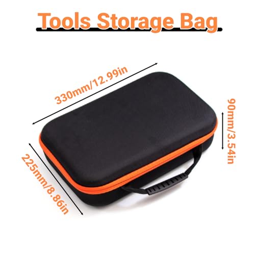 Large Capacity Tool Case Portable Power Tool Case Tools Storage Bag with Zipper Design for Electric Drill (Long) 4 Large Capacity Tool Case Portable Power Tool Case Tools Storage Bag with Zipper Design for Electric Drill (Long) - Image 4
