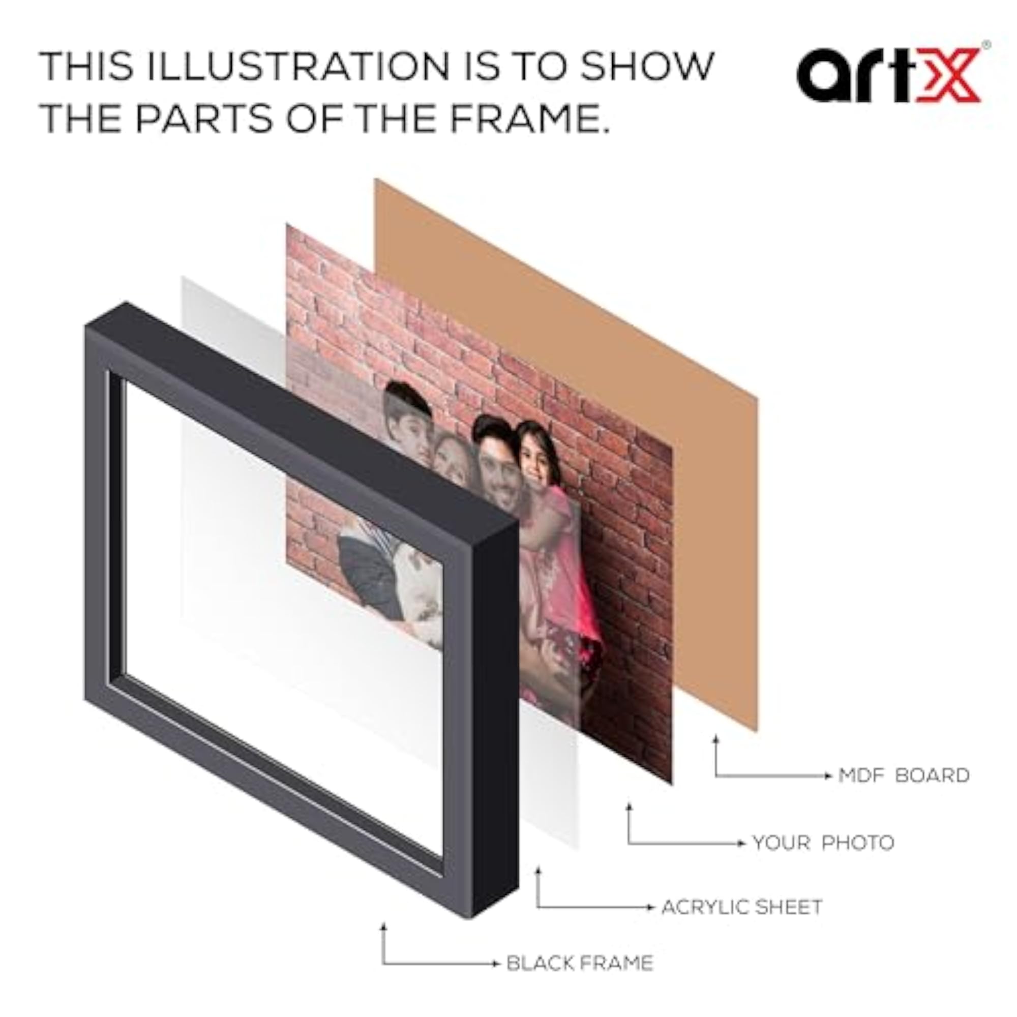 Customized Rectangular Photo Frames