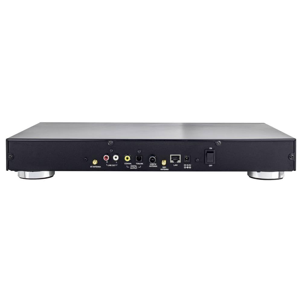 Renkforce RF-DAB-IR1700 Radio-Adapter DAB+, UKW, Internet WLAN, LAN, Bluetooth®, DLNA, Internetradio DLNA-fähig Schwarz