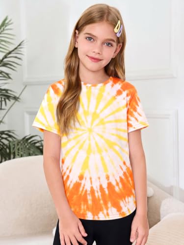 Image of Haloumoning Girls Short Sleeve T Shirts 5-14 Years