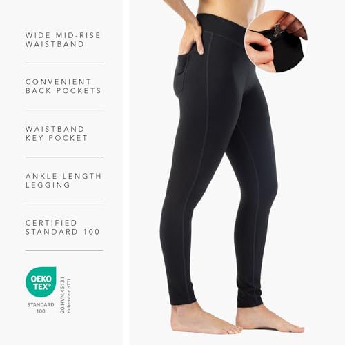 Fishers Finery Women's Ecofabric Ankle Length Legging with Back Pockets3