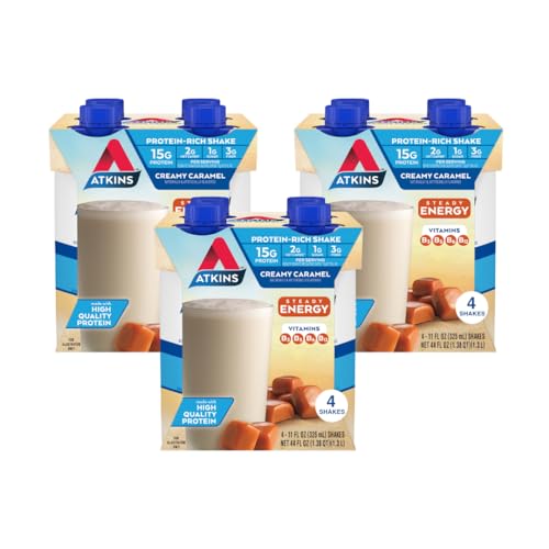 Atkins Vanilla Cream Meal Size Protein Shake 4 unidades miniatura 5