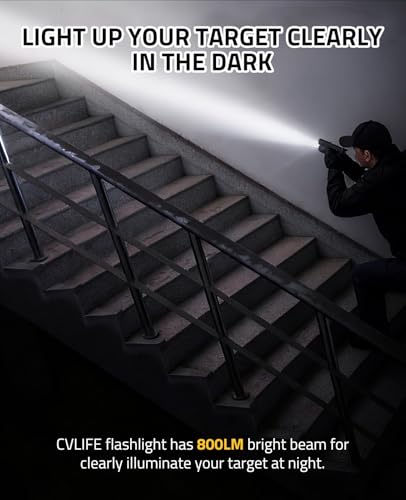 CVLIFE 800 Lumen Pistol Light Rechargeable with New-Generation Sliding Rail - image 3