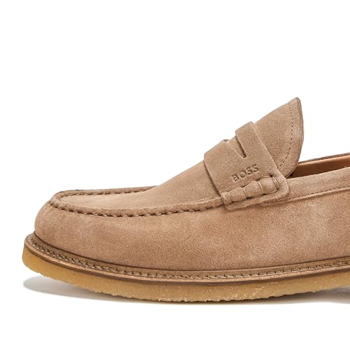 Image of BOSS Men's Kope Suede Penny Loafer