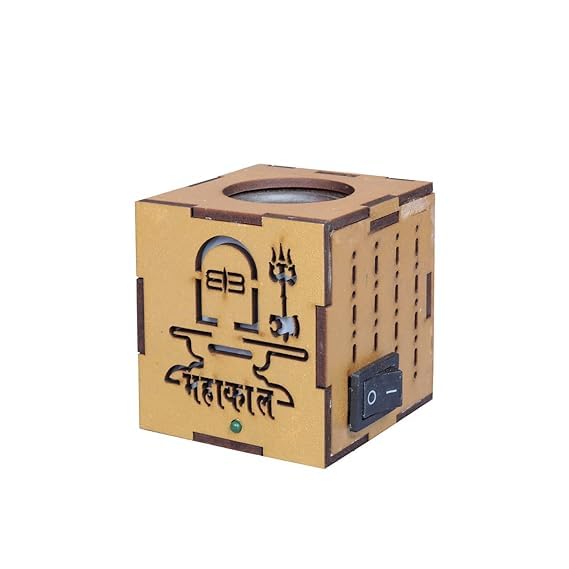 Jaravik Electric Wood Kapoor dani Incense/Kapur Dani/Kapoor dani Diya/Dhoop Dani (Mahakal) (B0CVTWM64X) Amazon Price History, Amazon Price Tracker