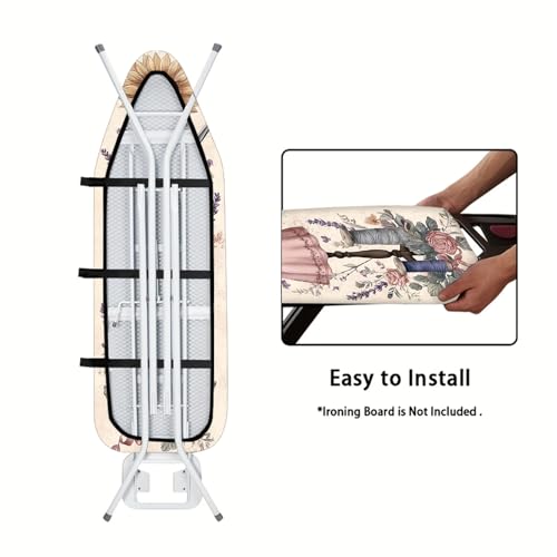 Image of Nuxovilar Sunflower Sewing Mannequin Ironing Board Cover 15x54 Polyester