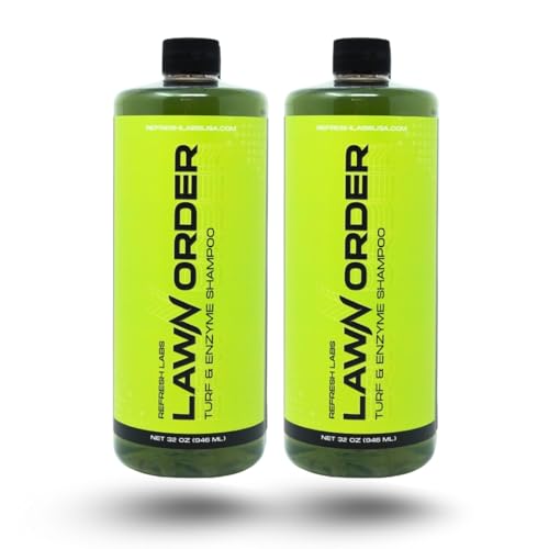 Refresh Labs LawN Order Artificial Turf Cleaner & Odor Eliminator Enzyme Powered Pet & Kid Safe Removes Pet Mess Smells (2 Pack (2 x 32 OZ))