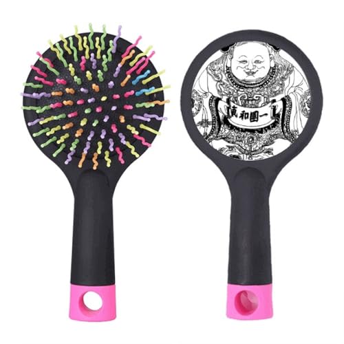 Brosse à cheveux de salon style dynastie Qing avec coussin amortisseur