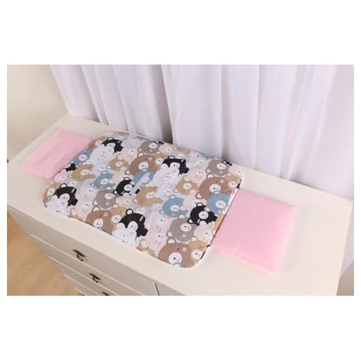 Trocador De Fraldas Portátil Imperméavel para Bebê Menina 01 Peça Ursinhos