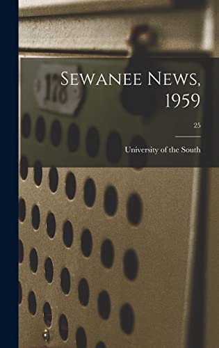 Sewanee News, 1959; 25