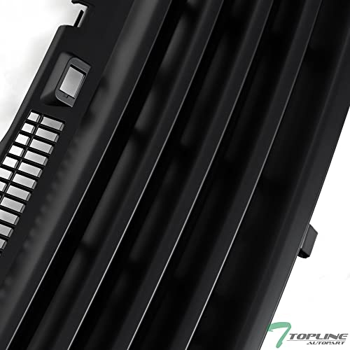 Grille de pare-chocs avant pour remplacer calandre cassée Passat B5.5 plastique noir mat