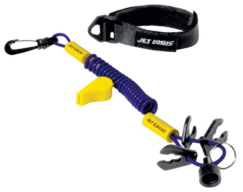 Kwik Tec Jet Logic UL-1 Ultimate PWC Seguridad Lanyard, Morado/Amarillo