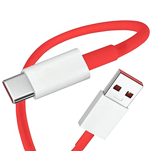Image of Original 65 Watt Super Vooc Charger Adapter with USB to C Cable Compatible with Oneplus 12 /11 /11R /10 /10 Pro /9 /9 Pro / 9R / 8 / 8T /7 /Nord /Ce4 /Ce 3 /Ce 2|2T, White