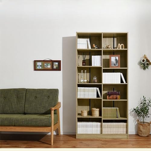 Amazon｜カラーボックス 6段 2列 可動棚 ワイド おしゃれ 木製 木製