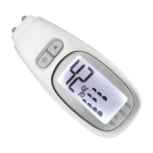 Probador De Analizador De Piel: Monitor De Hidratación LCD, Dispositivo De Agua Y Facial | Herramienta Para El Cuidado De La Piel, Para Evaluación De La Humedad, Rutina Facial,
