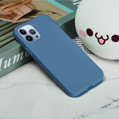 Image of ArmourPro Silicone Back Case for iPhone 15 Pro Max Soft-Touch Case | Blue