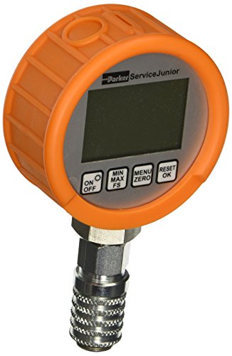 Parker Hannifin SCJR-5800-PD Sensocontro Servicejunior Digital Pressure Gauge with PD Coupler, 0 to 5800 Psi Measuring Range, 11,600 Psi Overload Pressure, 1 Psi Resolution 0.5 Percent FS Accuracy\