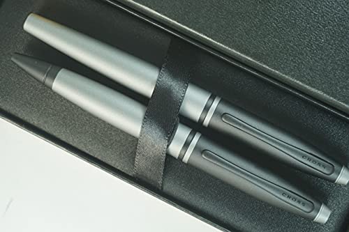 Set Cross Calais Rollerball y Bolígrafos Negro y Gris miniatura 6