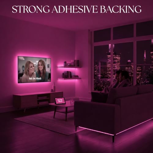 Image of 5 Meter Waterproof LED Strip Light Pink | Decorative LED Rope Light, Flexible Strip Lighting, Bedroom Decoration, Party Lights, False Ceiling Decor
