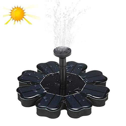Solar Water Fountain Pump, 8V/1.6W Solar Fountain Pump Solar Water Pump Floating Fountain Garden Solar Water Pump for Bird Bath Pond Garden Pool Decor