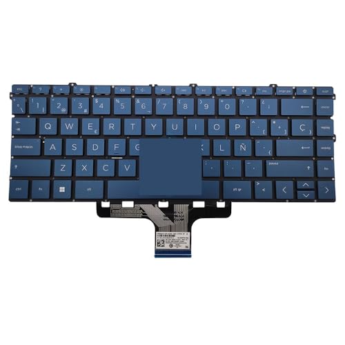 Clavier Espagnol HP Pavilion X360 14-DY Remplacer Clavier Enfoncé Référence M38114-071