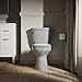 KOHLER Cimarron Comfort Height Two-Piece Round-Front 1.28 gpf Chair Height Toilet
