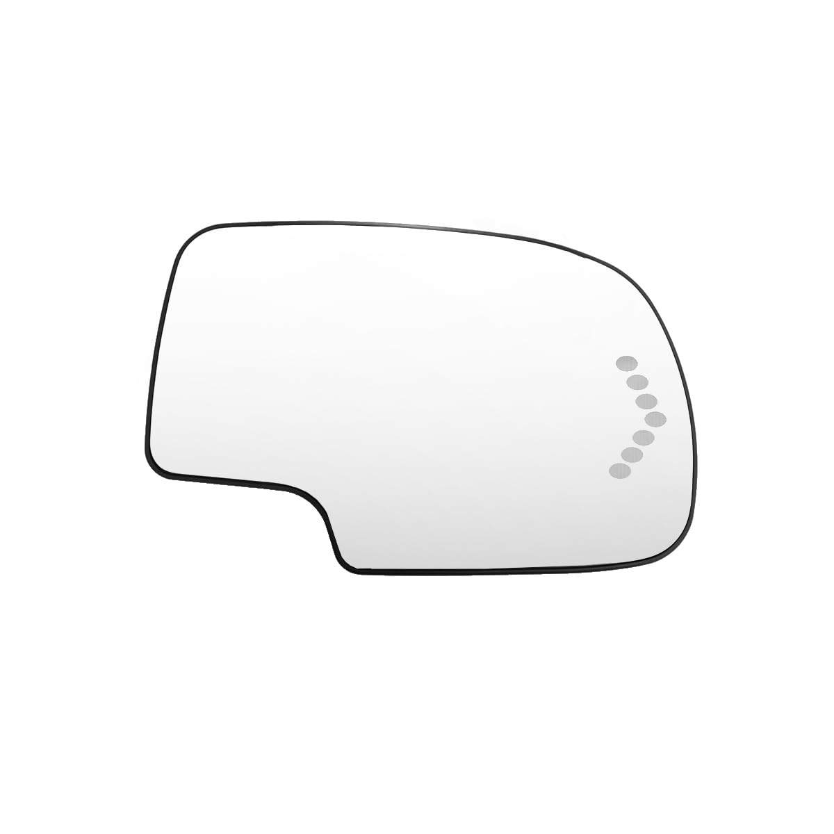 Photo 1 of Right Side Heated Mirror Glass Replacement for 2003-2007 Cadillac Escalade, Chevrolet Avalanche, Silverado, Suburban, Tahoe, GMC Sierra, Yukon 