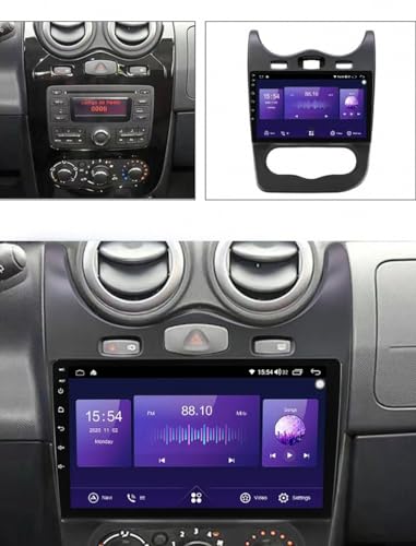 Android Auto Renault Sandero 2013 Pantalla Bluetooth con GPS WiFi y Cámara Trasera 2