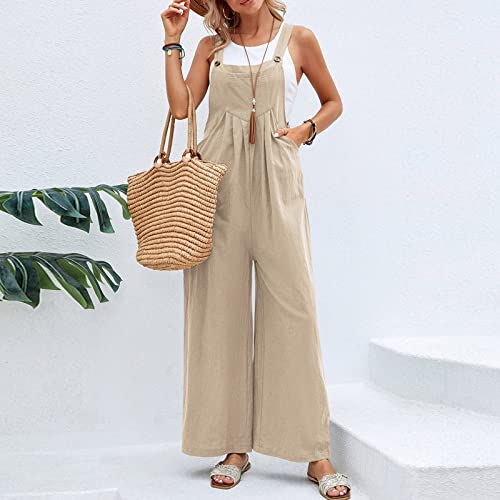 Mono largo para mujer tipo playsuit elegante con prácticos bolsillos y botones funcionales 3