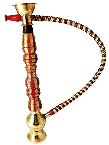 Beauty Antique Designer Brass Hookah Beautiful Home Decor Hookah (27 cm)