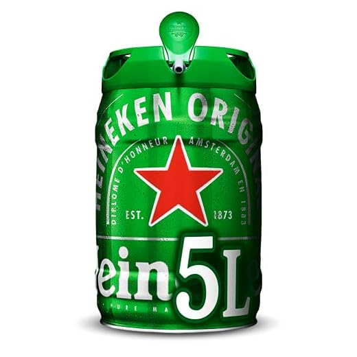Heineken Cerveza Barril - Paquete de 2 x 5L