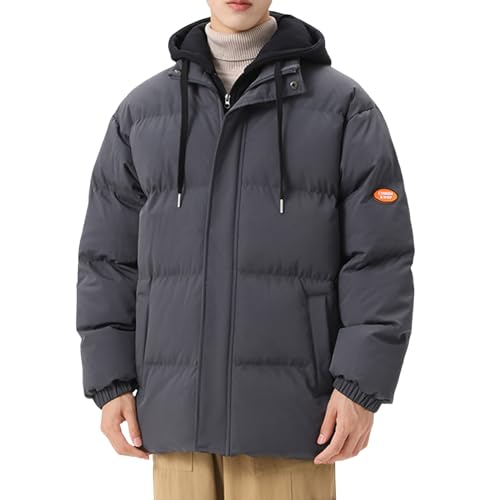 Vestes homme contre le froid extrême avec capuche couvrante et doublure