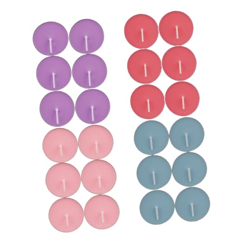 PartyKindom 40pcs Smokeless Tea Candles with Essential Oils Round Home Scented Candle for Weddings Proposals and Parties Decor for Any Occasion