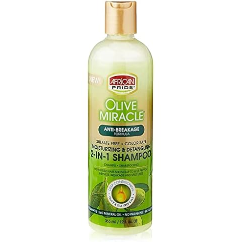 Shampoing 2 en 1 African Pride Olive Miracle Cover