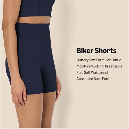 Amazon Essentials Women's Active FormFlex Buttery Soft High Waist 5” (13 cm) Yoga Biker Shorts - Image 3