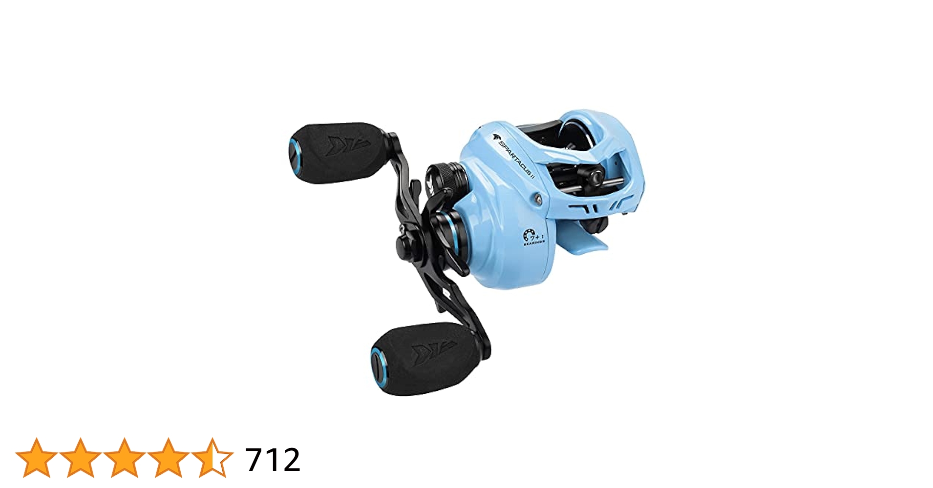 KASTKING SPARTACUSⅡ 左巻き ベイトリール 未使用 KASTKING Kastking Spartacus II Baitcasting reel Spindrift