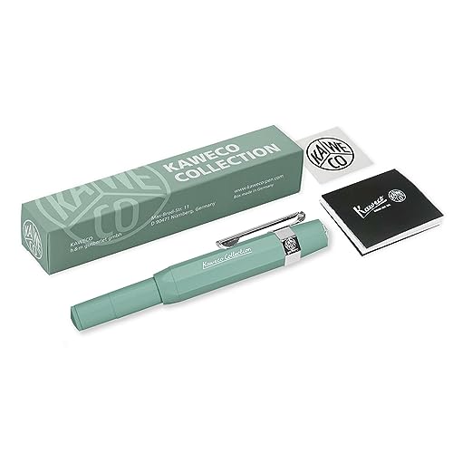 Stylo-plume lisse idéal pour vos carnets avec clip octogonal chromé Kaweco