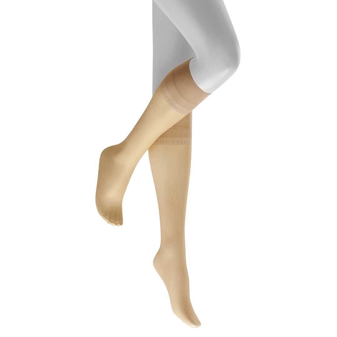 Hudson Women's Knee-High Socks, Beige (Skin 0014), Size 6/8