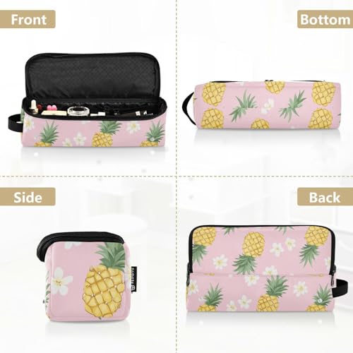 Bolsa de viaje rosa para plancha de pelo y accesorios miniatura 5