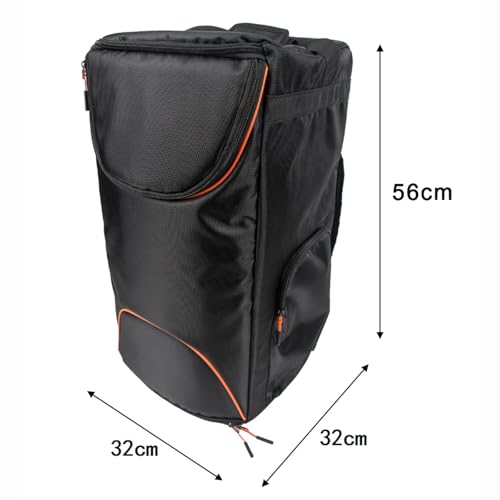 Luidsprekertas draagtas compatibel met JBL PartyBox 110/120 draagbare luidspreker, outdoor reistas hoes opbergtas met zakken voor JBL PartyBox Club 120 en accessoires - Afbeelding 3