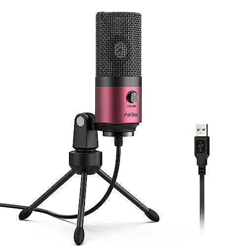 Il robusto microfono da computer con design stabile in metallo con stabile supporto per treppiede è comodo quando si eseguono voice over o streaming su YouTube.