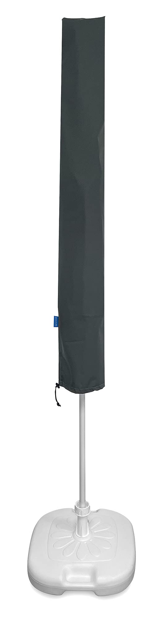 Sonnenschirm Schutzhülle | atmungsaktive & 100% wasserdichte Schutzhülle Sonnenschirm | universell einsetzbare Sonnenschirm Hülle (Grau, Höhe 200cm / bis ø 350cm)