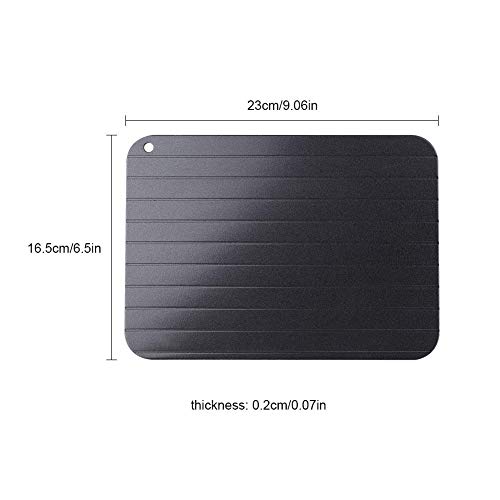 Ontdooiplaat Ontdooi diepgevroren voedsel in enkele minuten Ontdooiplaat Bord Natuurlijk ontdooien van bevroren vlees of vis - Image 5