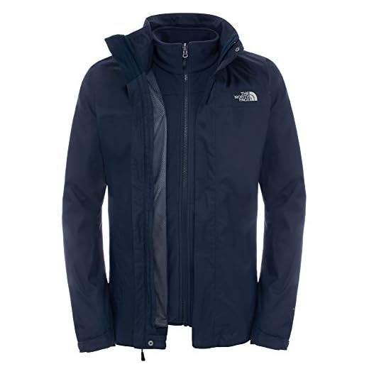 North Face herr M Evolve Ii triklimatjacka, röd/Tnfred/Cardnlrd, X-small Navy Blue/urban Navy S